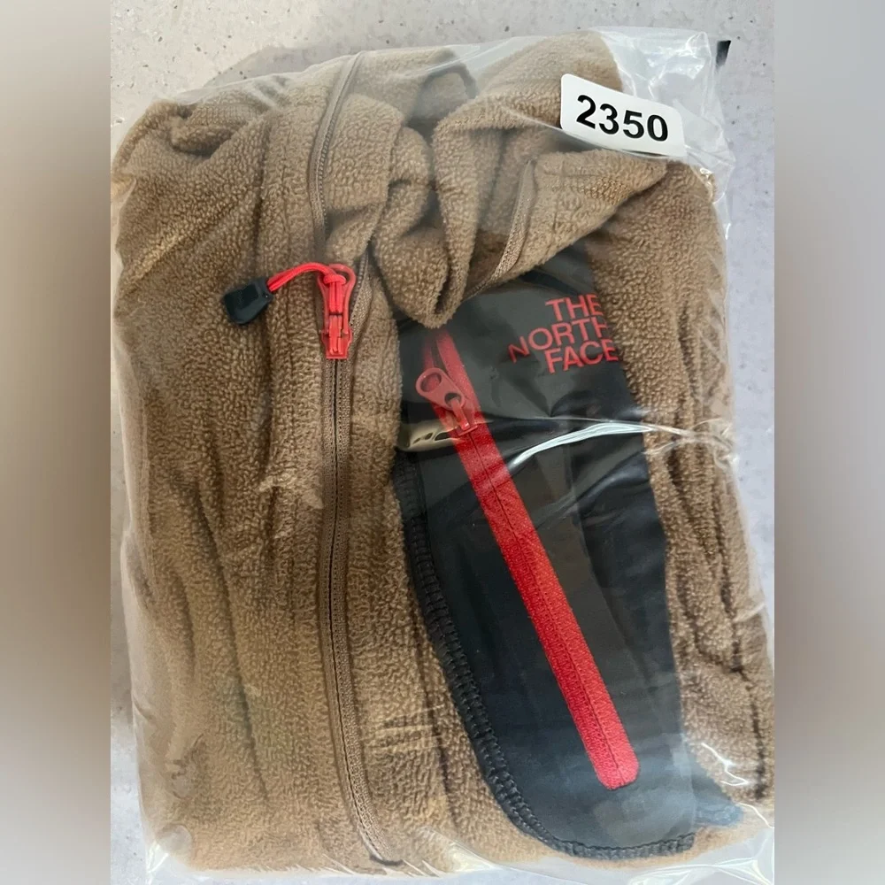 The North Face Polartec Classic 1/4 Zip Fleece Pullover Jacket Tan Outdoor Men M
